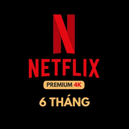 Tài khoản Netflix Premium 6 tháng giá rẻ